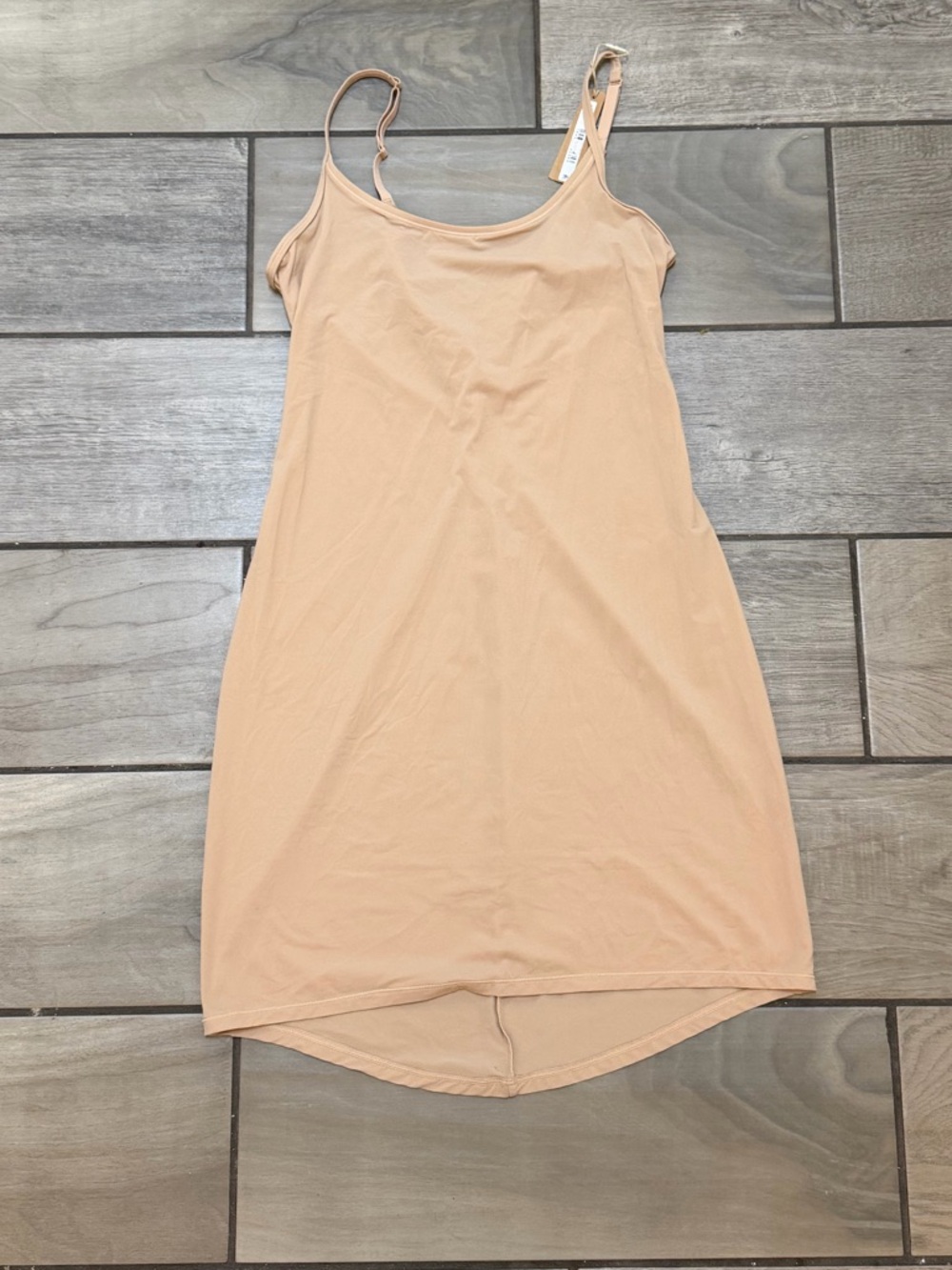 SKIMS Nude/Beige Mini Slip Dress